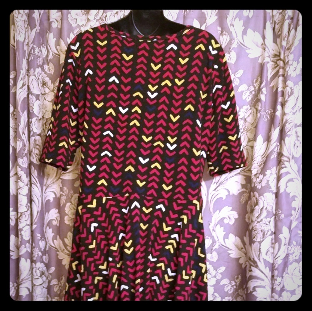 Lularoe Nichole dress size 2xl